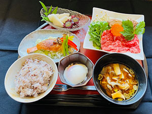 長月のすき焼き御膳