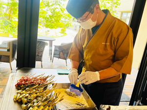 創作串の天麩羅御膳