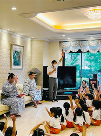 出羽海部屋力士来館と土用の丑うなぎ御膳☆彡