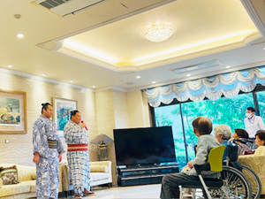 出羽海部屋力士来館と土用の丑うなぎ御膳☆彡